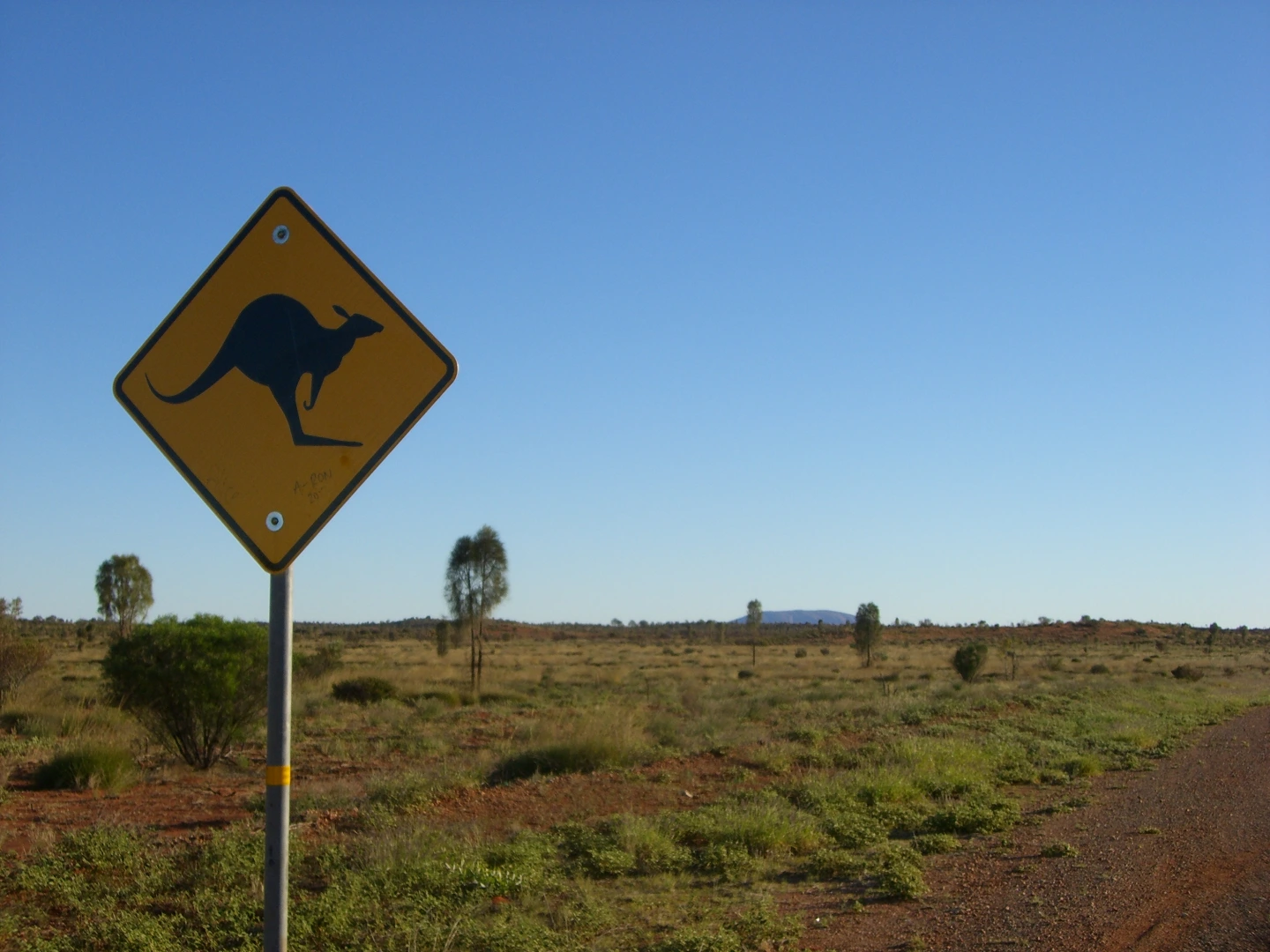 Australien Straßenschild