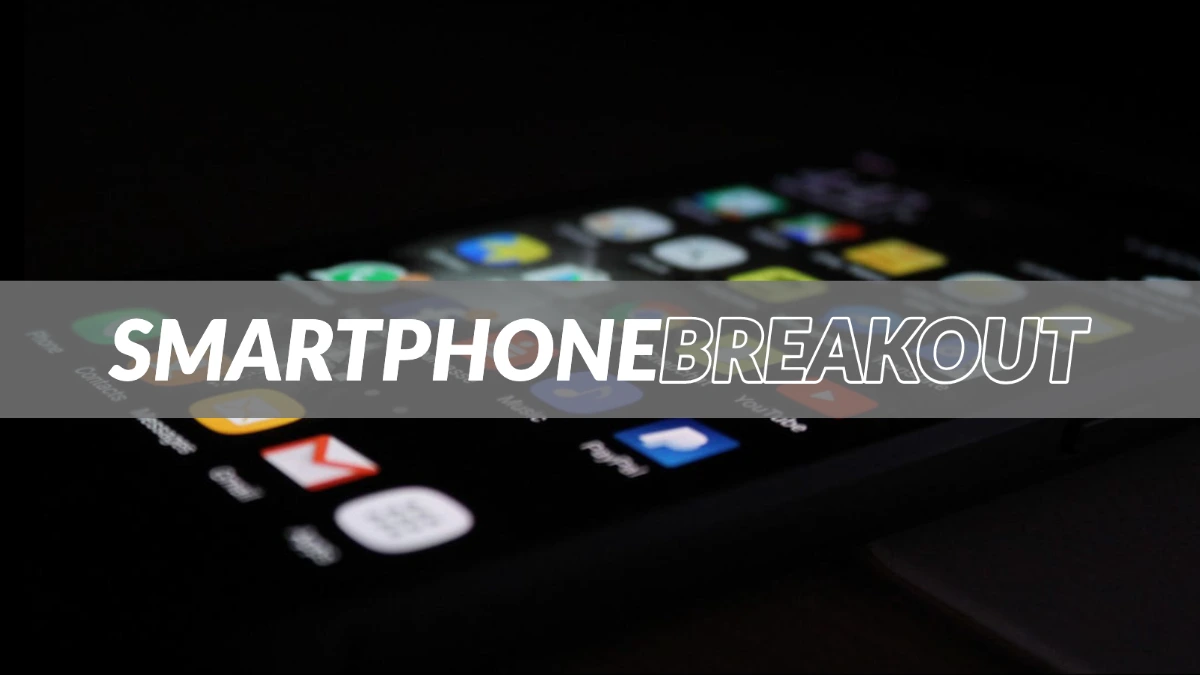 Titelbild Smartphone mit der Überschrift "Smartphone-Breakout"