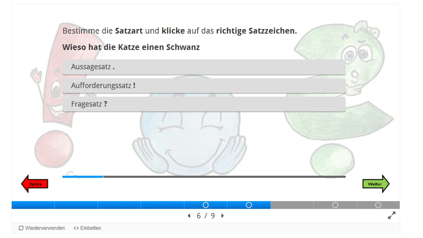 Satzartbestimmung